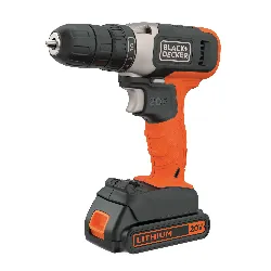 Black+Decker 20 V 3/8 in. Brushed Cordless Compact Drill Kit (Battery & Charger)