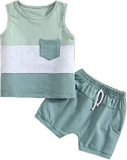 Infant Baby Boy Cute Summer Outfits