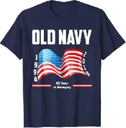 Old Navy USA 25 Year Of Belonging T-Shirt