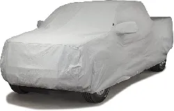 Covercraft Custom Fit Car Cover for Chevrolet Silverado 1500 - Noah Series Fabric, Gray