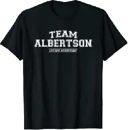 Team Albertson | Proud Family Surname.
