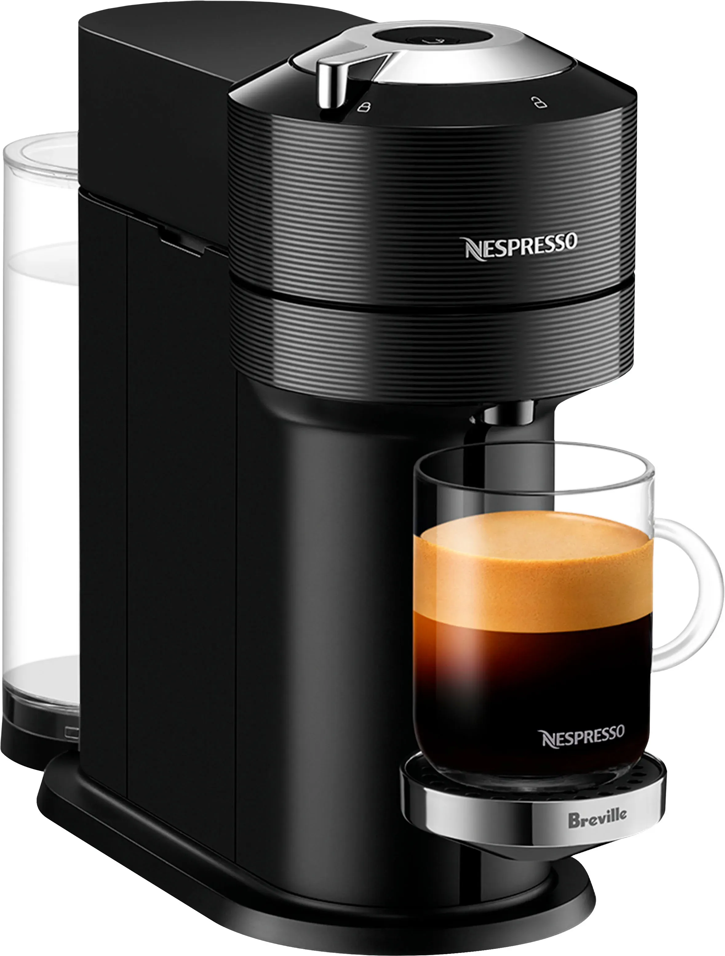 Nespresso Machine Breville Vertuo Next Premium Coffee Machine with Milk Frother in Black