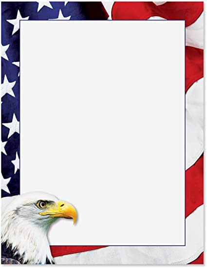 American Eagle Patriotic Letter Papers