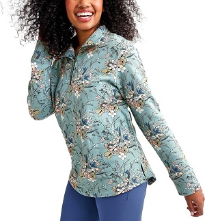 Vera Bradley Women's French Terry Quarter-Zip Sweatshirt