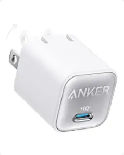 Anker USB C GaN Charger 30W, 511 Charger (Nano 3), PIQ 3.0 Foldable PPS