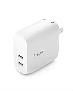Belkin 40W Dual Port USB C Wall Charger - USB Type C Charger Fast Charging