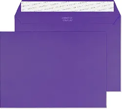 Blake Creative Color, Purple Invitation Envelopes, 6 x 9 Inches, Plum, 80lb Paper, Peel & Seal